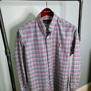 Plaid button-down shirt. L Polo by Ralph Lauren